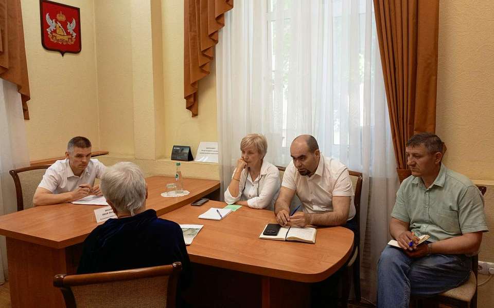 В Ленинском районе глава провел приём граждан 