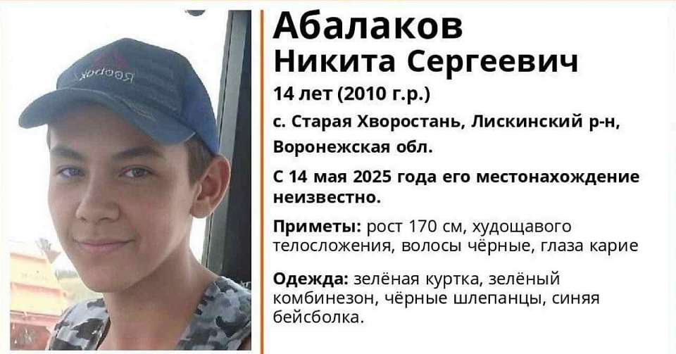 В Воронежской области без вести пропавшего мальчика ищут вторые сутки
