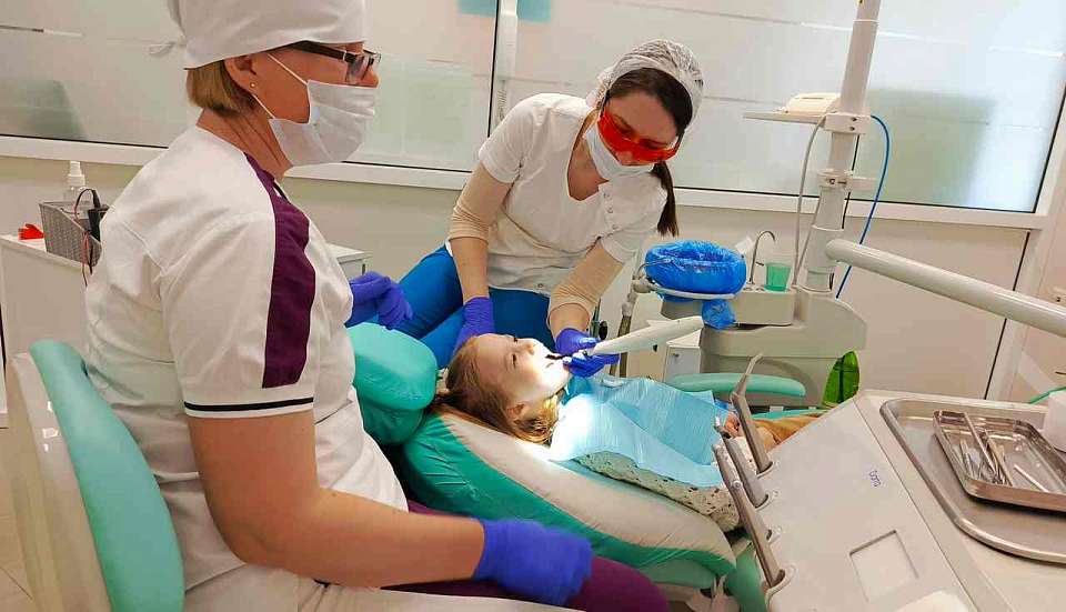 В воронежском райцентре открыли новую детскую поликлинику