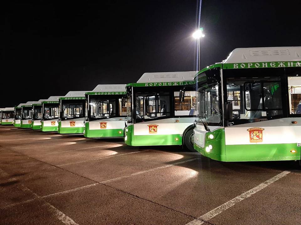 Еще 20 новых низкопольных автобусов появятся в Воронеже