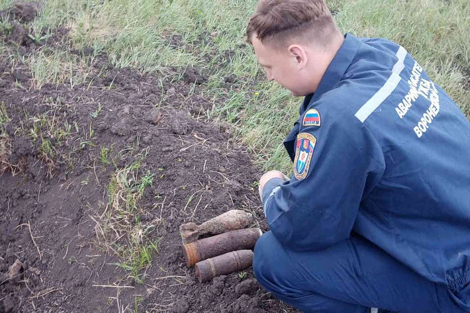 Мины взорвали под Воронежем