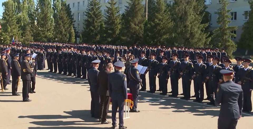 Присягу принесли 180 курсантов Воронежского института ФСИН