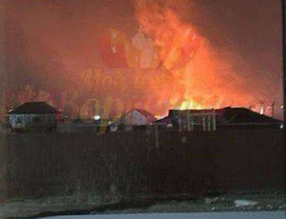 Под Воронежем горят два частных дома