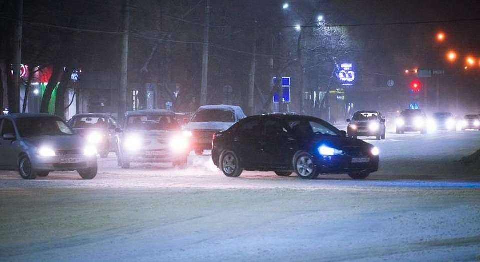 Пробку на нескольких центральных улицах Воронежа спровоцировало ДТП