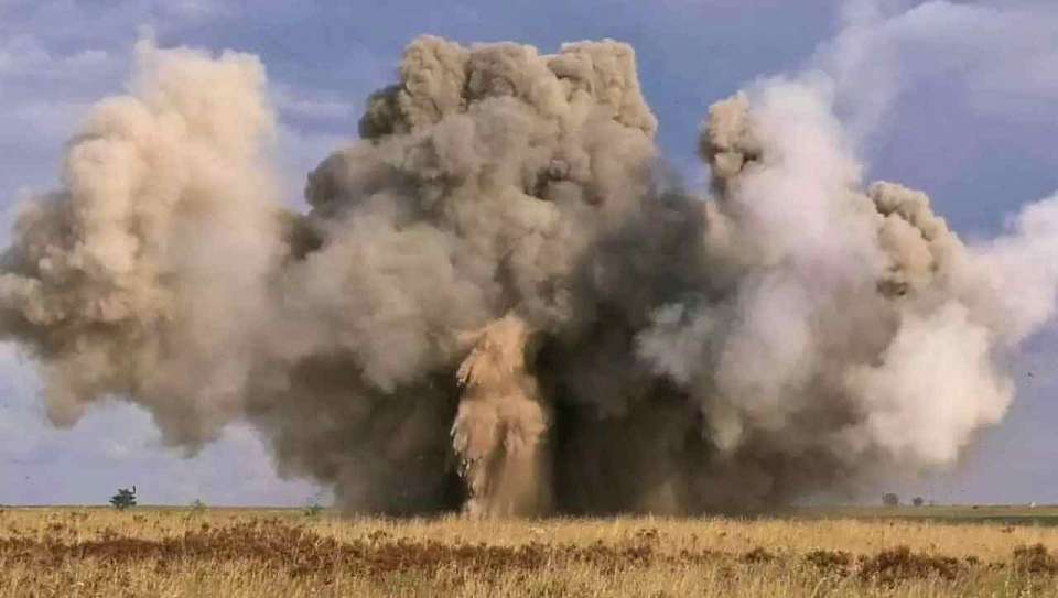Семь боеприпасов ВОВ на полигоне подорвали под Воронежем взрывотехники МЧС
