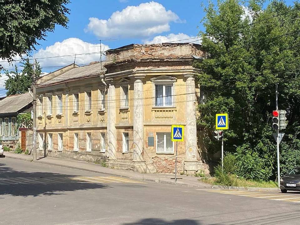 В Воронеже отреставрируют построенный участником Бородинской битвы дом