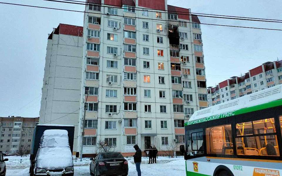 От атаки БПЛА пострадали 35 квартир в воронежском микрорайоне Тепличный