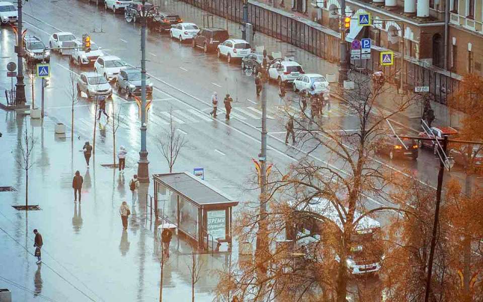 Дождливый, пасмурный и прохладный день ожидает 18 марта воронежцев
