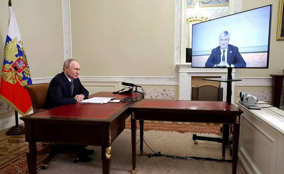 Владимир Путин отметил хорошие показатели Воронежской области в привлечении инвестиций и сельском хозяйстве