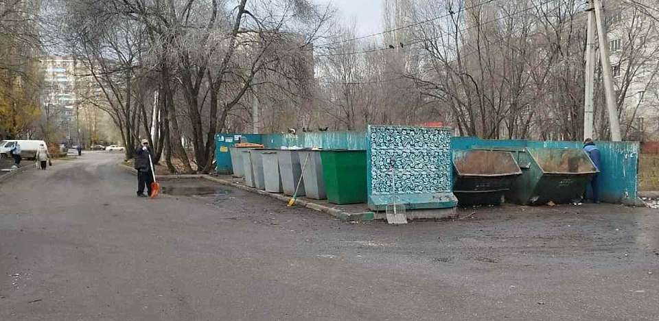 Управа Железнодорожного района следит за состоянием контейнерных площадок