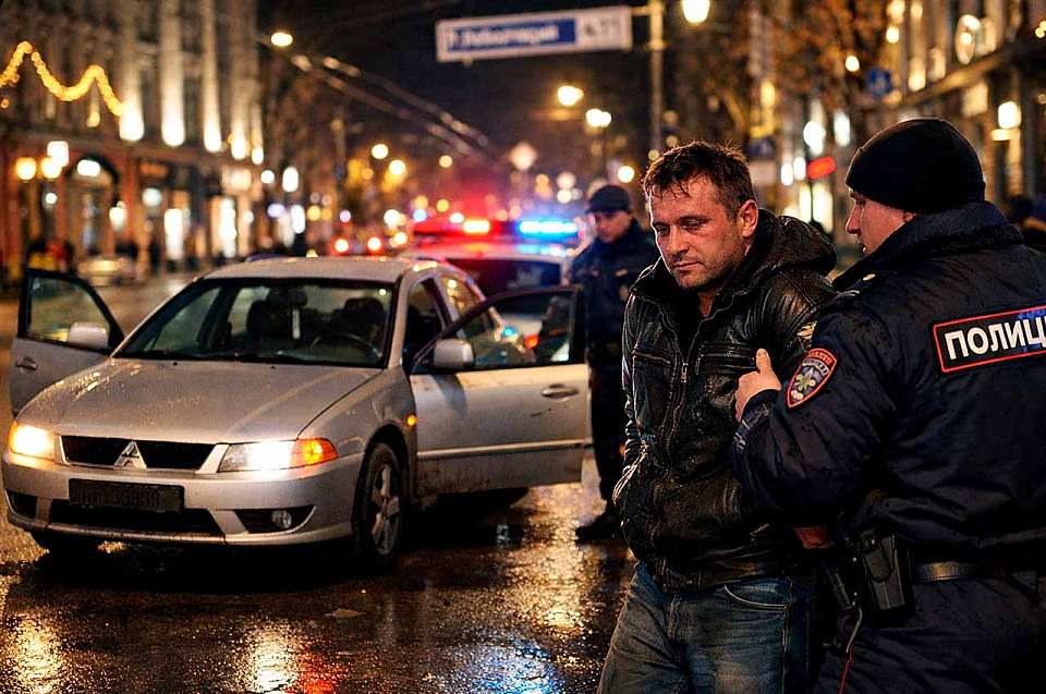 Рецидивист угнал машину и заглох на ней в центре Воронежа