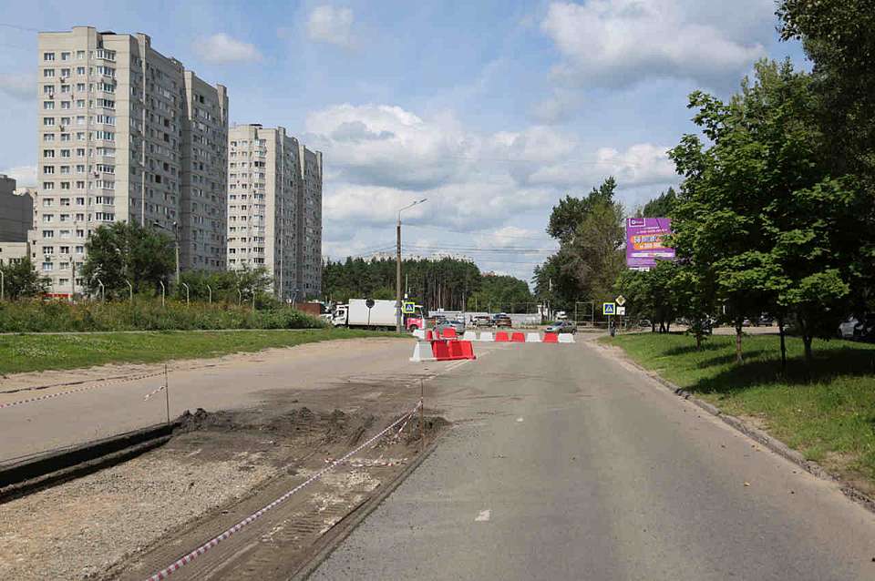 В связи с реконструкцией ул. 60-й Армии в Воронеже перенаправлены автобусные маршруты