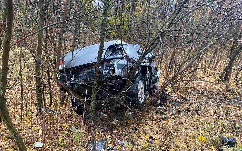 В лобовом столкновении иномарок пострадали 2 водителя под Воронежем