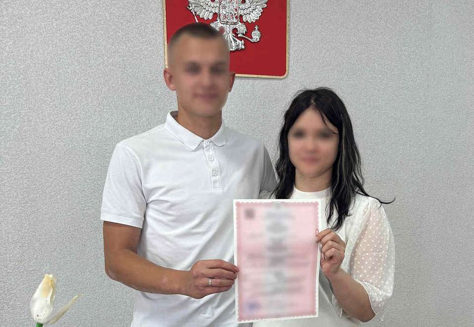 Бракосочетание осуждённого в воронежской колонии‑поселении состоялось