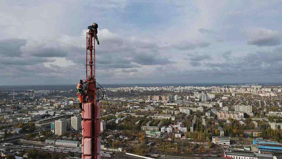 Телевидение и радио прекратят работу в Воронеже из-за ремонта телебашни