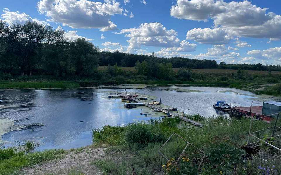 Расчистка устья реки Осередь за 25 млн рублей началась в Воронежской области