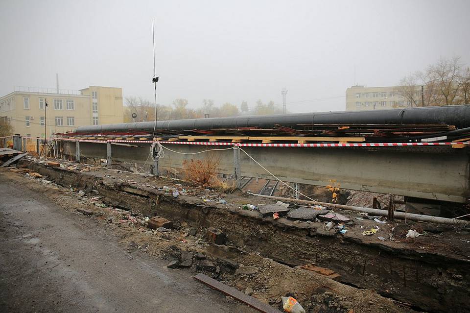 В Воронеже начинается разборка путепровода на улице Ленина