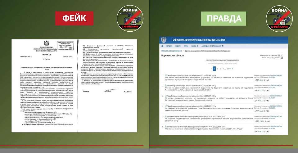 Воронежцам разоблачили фейк о размещении огневых групп на верхних этажах жилых домов