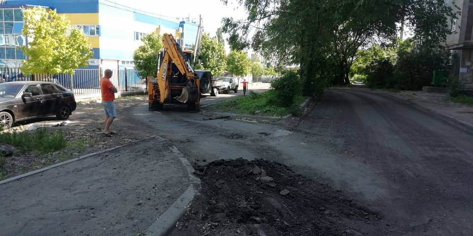                         В Коминтерновском районе ведется ремонт  улично – дорожной сети            