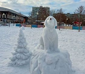 Воронежцы отметили Международный день снеговика удивительными композициями (ФОТО)