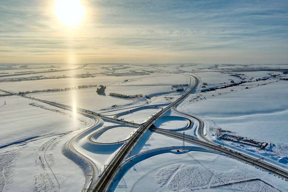 Воронежских водителей предупредили о гололедице на трассе М-4 «Дон»
