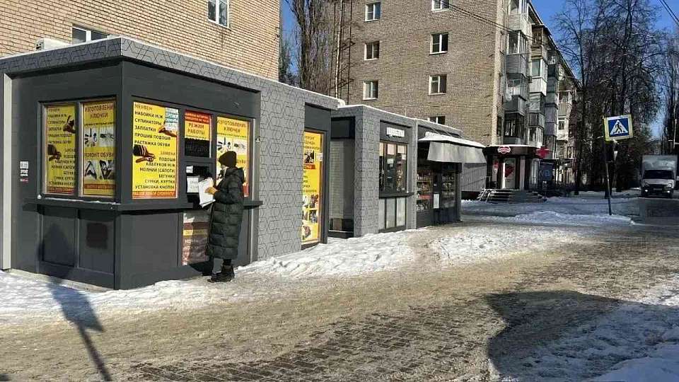 Продолжают проверять расчистку от снега и наледи киосков и магазинов в Воронеже