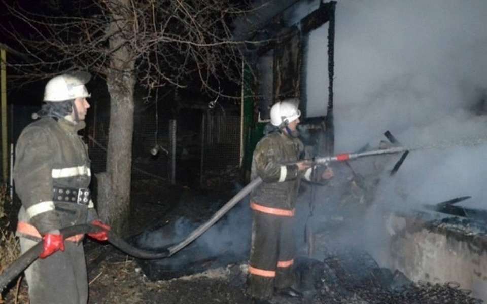 Мужчина погиб и женщина попала в больницу после пожара в садоводческом товариществе под Воронежем