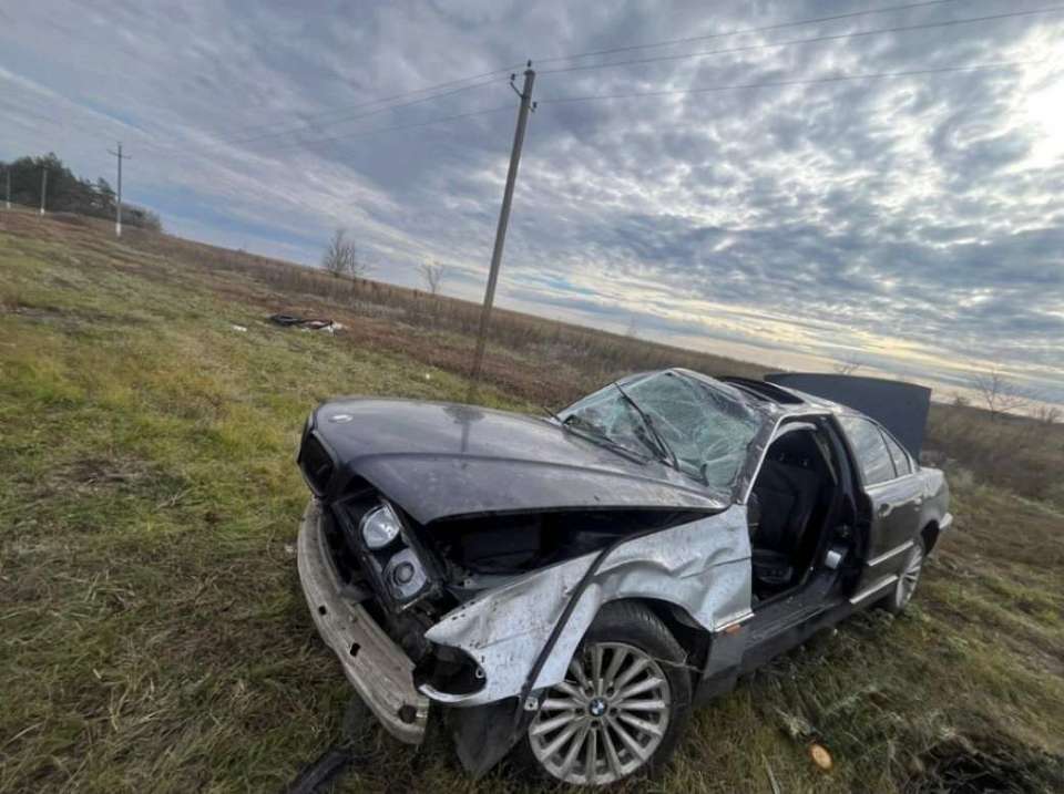 Насмерть разбился москвич на BMW на воронежской трассе