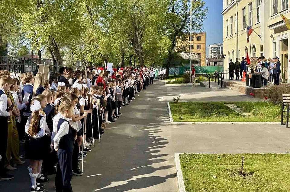В Ленинском районе Воронежа акция «Бессмертный полк» прошла в особом формате