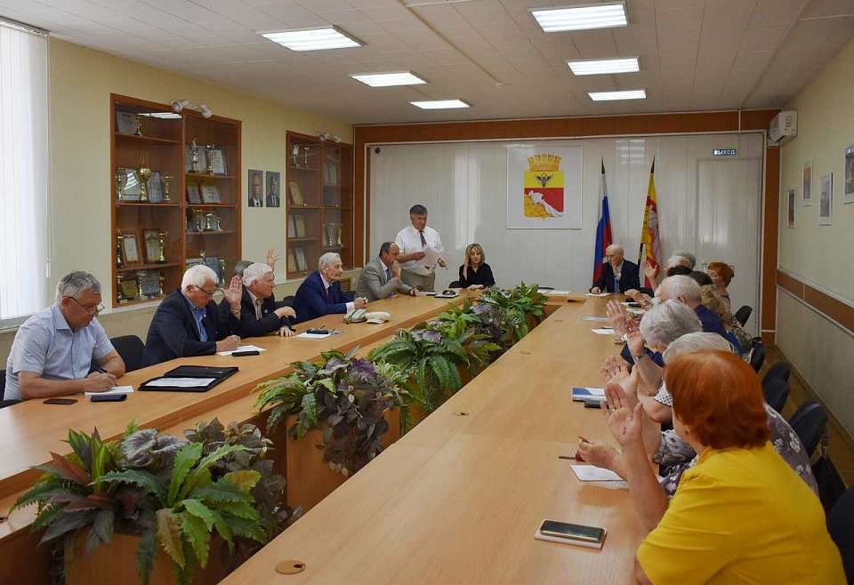 В Центральном районе прошел пленум Совета ветеранов