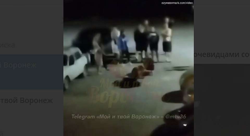 Опубликовано видео с раненными после стрельбы на левом берегу Воронеже