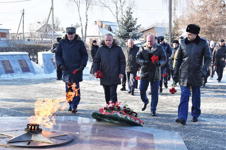 В Железнодорожном районе почтили память воинов, освобождавших Воронеж от немецко-фашистских захватчиков