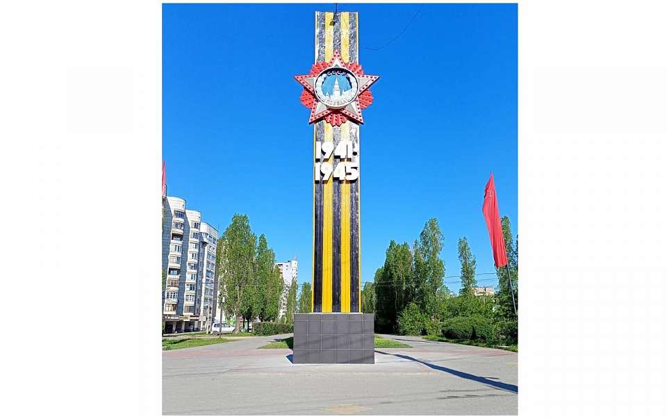 В Воронеже отремонтировали памятник воинам Великой Отечественной войны на Остужева