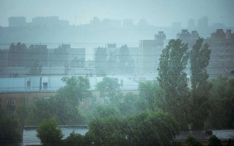 Штормпредупреждение из-за ливня с грозой и градом 21 июля передали по Воронежской области
