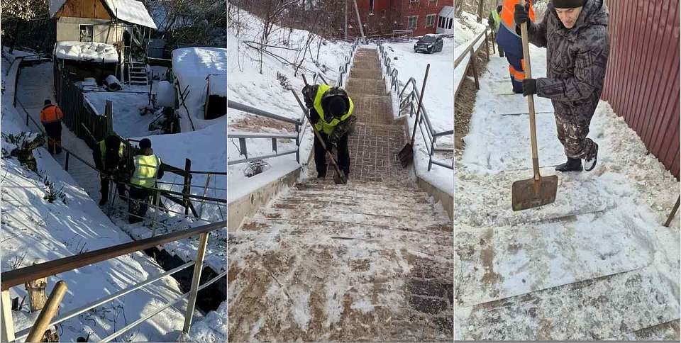 В Ленинском районе продолжают уделять особое внимание пешеходным связям