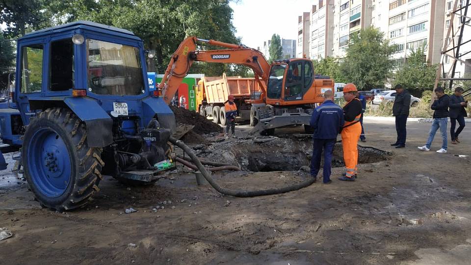 Из-за аварии без воды остались 36 домов в Коминтерновском районе Воронежа