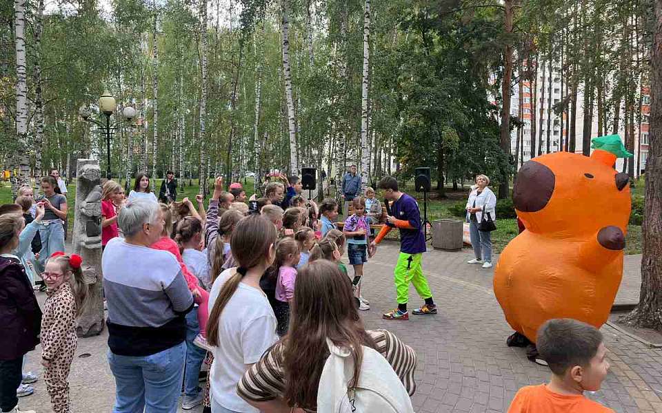 В сквере «Совёнок» прошёл яркий праздник двора