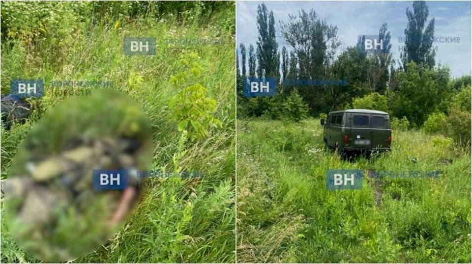 В Воронежской области возле брошенной машины обнаружили два трупа в камуфляжной форме