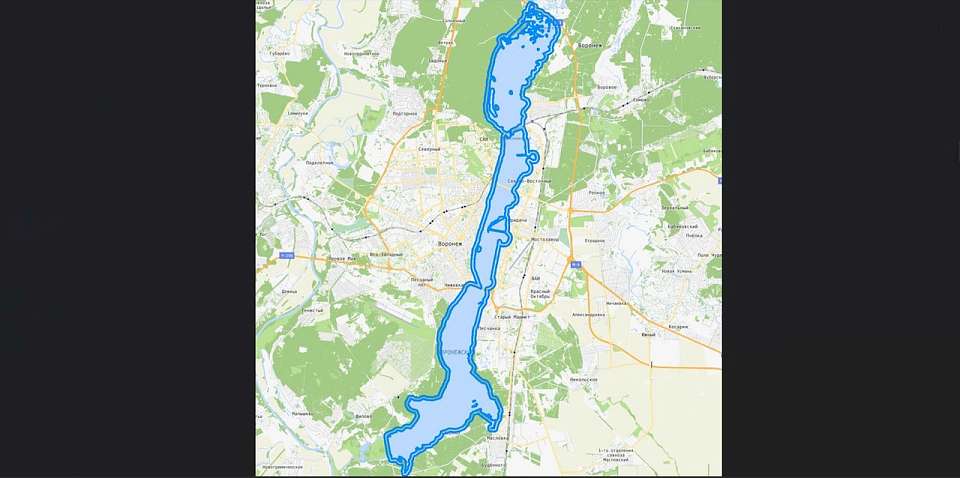 Прибрежная защитная полоса Воронежского водохранилища расширилась с 50 до 200 метров