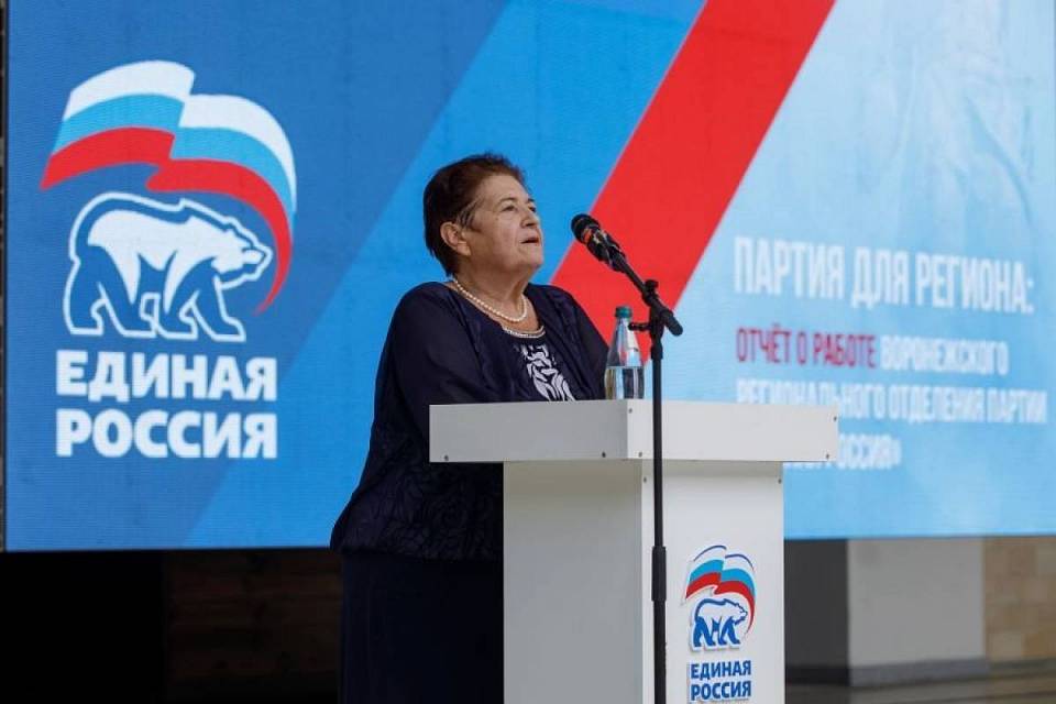 Воронежского региональное отделение «Единой России» отчиталось о работе за пять лет 
