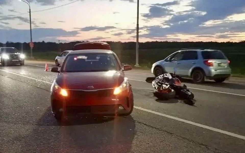 Погиб 40-летний мотоциклист после ДТП с Kia Rio под Воронежем