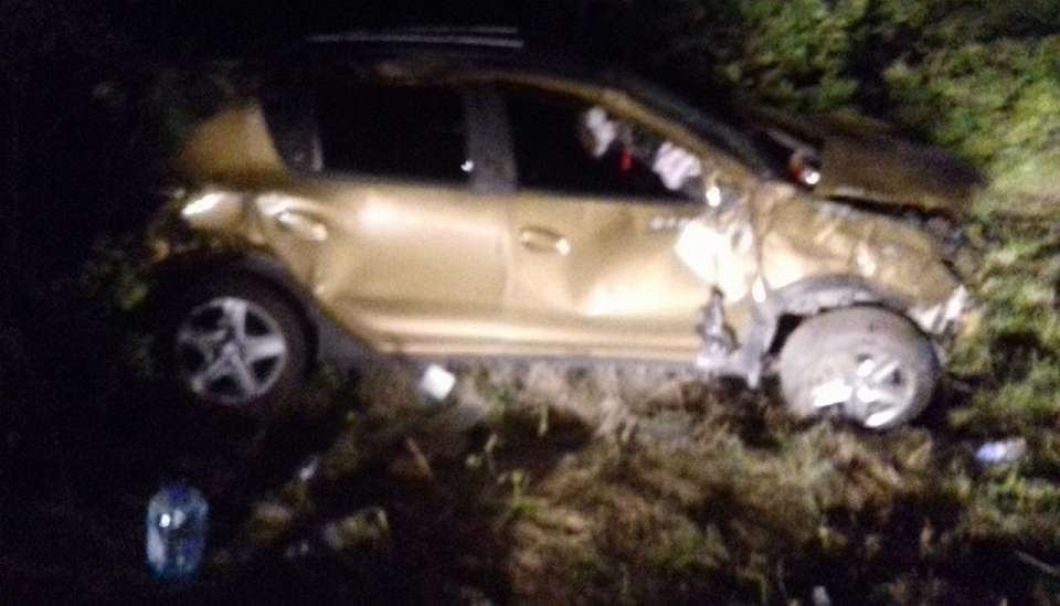 В кювет вылетел автомобиль в Воронежской области