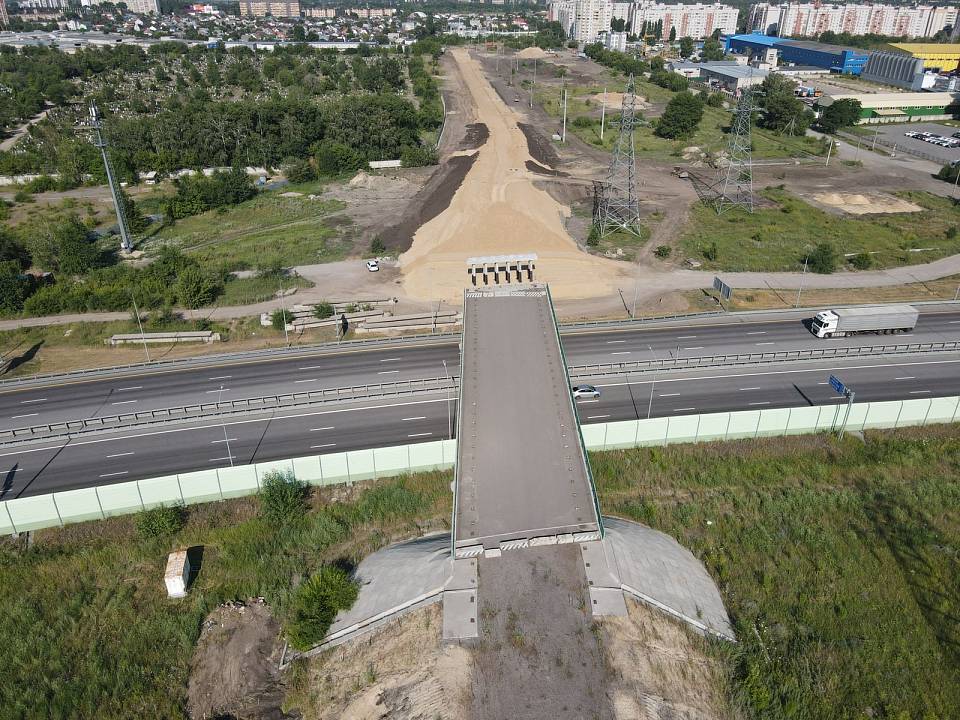 Воронеж и Отрадное свяжет новая дорога с путепроводом над трассой М-4