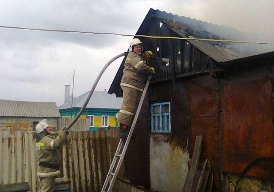 В пожаре в воронежской селе погиб человек
