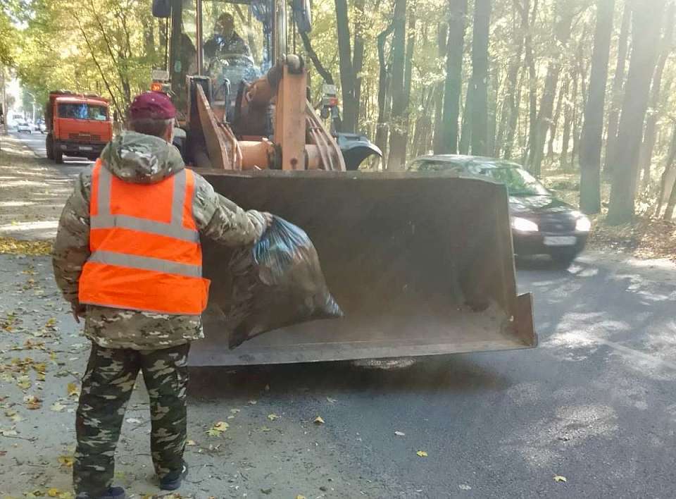 В Центральном районе прошел первый осенний субботник