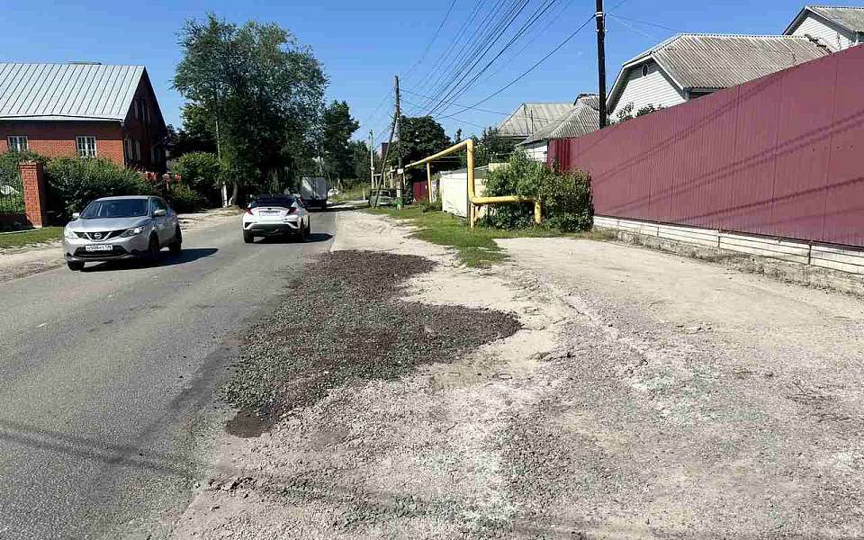 В частном секторе Железнодорожного района активно ведутся дорожные работы