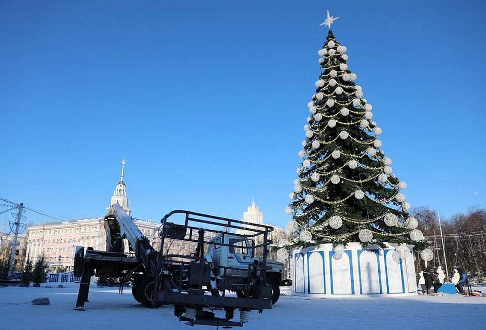 Новогоднюю площадь в Воронеже посетили более 153 тысяч человек