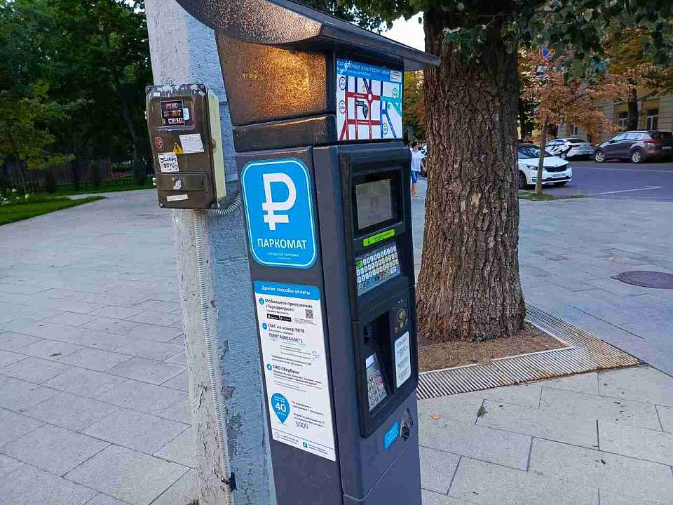 В Воронеже возобновилась платная парковка на улице 9 Января