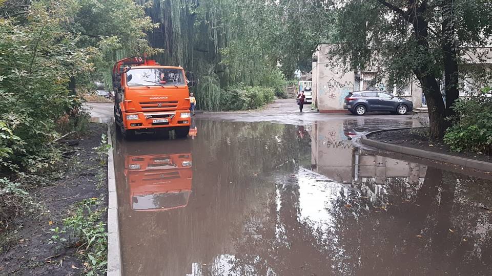 В мэрии Воронежа прокомментировали ситуацию с подтоплениями улиц после дождей